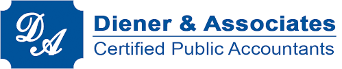 Diener and Asssociates logo in blue